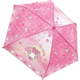 My Melody Folding Umbrella, 20.9 inches (53 cm), Hand Opening, Japanese Pattern, Sanrio, Cute