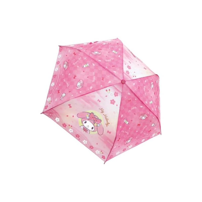 My Melody Folding Umbrella, 20.9 inches (53 cm), Hand Opening,