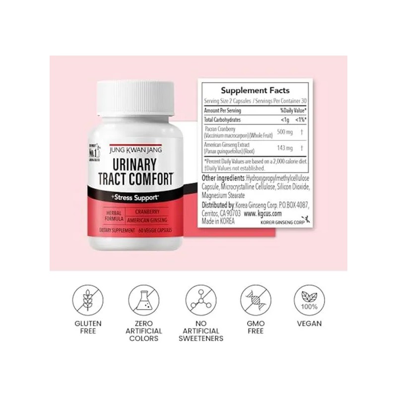 Jungkwanjang Fórmula Confort Urinario 60 Cápsulas