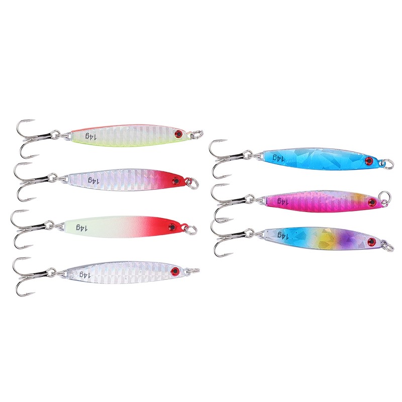 7pcs Mini size Fish Shape Fishing Hard Lure Bait with