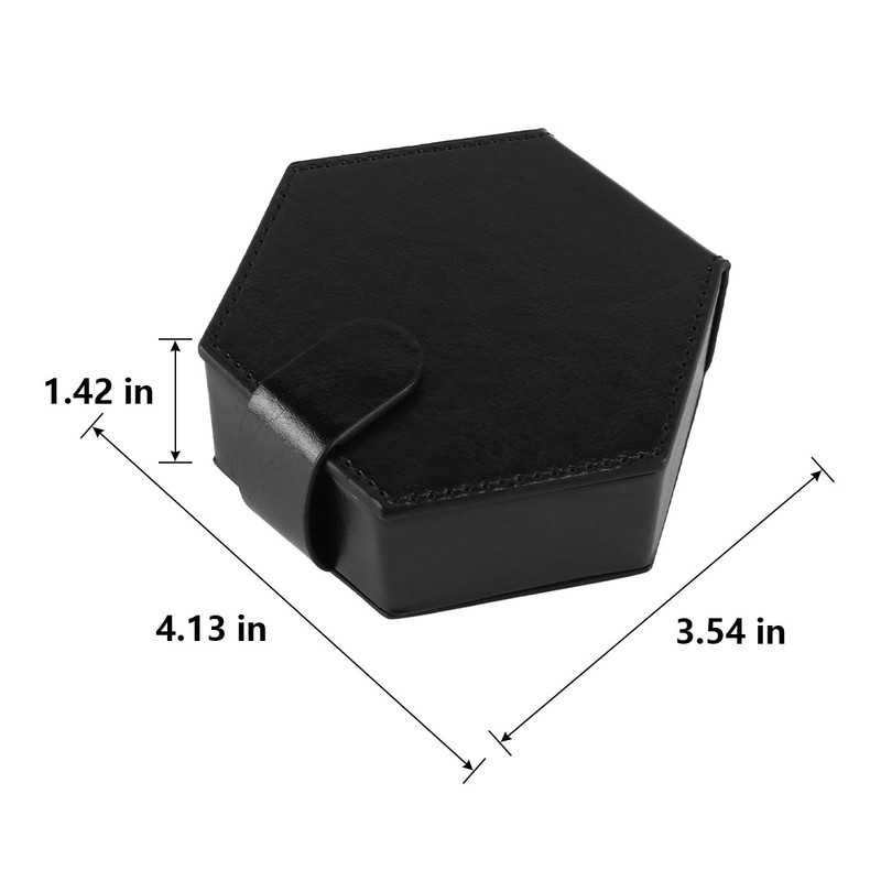 Laroal 7 Dice Box Tray Hexagonal Dice Box Dice Tray