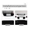 MXtech-23 Aluminum Black Alloy Rear License Plate Frame Trim Fit