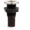 Five Oceans Black Straight Thru-Hull Connection for Hose, 3/4 inches