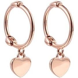 Mini Love Heart Dangle Small Hoop Earrings for Women Teen Girls Cartilage Small Tiny Cute Sleeper Dainty Hoops Jewelry Birthday Gifts for Mother Best Friend