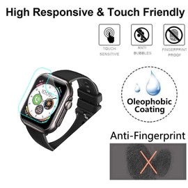 Futanwei [5 Pack] for Banlvs Smart Watch G62 Screen Protector 1.85" HD Clear Soft PET Film [Anti-Fingerprint] [Anti-Scratch] [Bubble Free] Screen Protector for Banlvs Sanorum Smartwatch G62