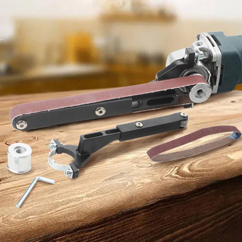 VISLONE Precision File Sander,Angle Grinder to Belt Sander Converter Kit,