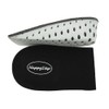 Happystep Men's Half Insoles for Height Boost 3cm Black