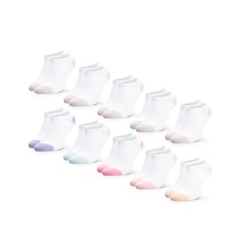 Occulto Maja Women's Trainer Socks Pack of 10, Grey pastel, 39 - 42