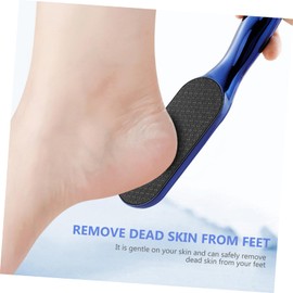 Healvian 2pcs Foot File Tool for Callus Removal Ergonomic Handheld Pedicure Scrubber for Gentle Exfoliating and Smooth Skin Durable Design for Home Foot Care