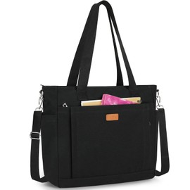 SDYSM Bolsas de Mujer Grande,Tote Bag de Lona,Bolsa Tote Mujer Impermeable,Bolsa Negra Bolso Bandolera Mujer Bolsa De Mano para Escuela,Trabajo,Playa