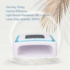 120W UV Gel Nail Lamp Fast Curing 4 Timers LCD