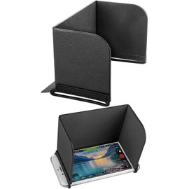 Monitor Sunshade, Sun Hood, Outdoor, LCD Monitor Sunshade, Foldable, Compact, Outdoor, Screen, Anti-Glare, Hard to See for Drones, Smartphones, Tablets, Screen Display, Light Shield, Visor [For 5.3