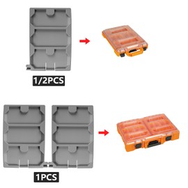 Adapter Board Compatible with Klein MODBOX | Compatible with Milwaukee Packout | Toolbox Snap-on Connector Adapter | Workshop Organization Solutions (1/2 Pcs)