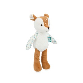 KALOO Fripons - Pantin Fawn Nathan - Plush and Baby Comforter - Ideal for Birth - Brown - 25 cm - From Birth - K205003