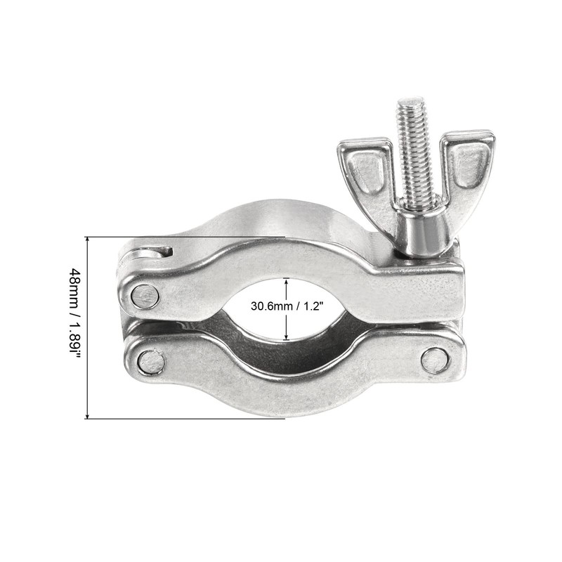 PATIKIL 1 Pack KF-25 Vacuum Clamp 304 Stainless Steel Durable