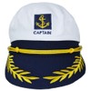 Captain Hat for Marine Costume Sailor Captain Hat Adjustable for