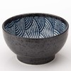 Mino W20241 Seigai Wave - Edo Komon - Kamaage Bowl