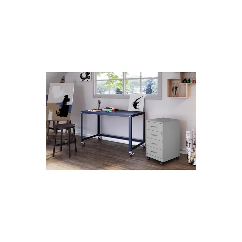 Hirsh Industries LLC Space Solutions 18"D 4 Drawer Metal Mobile