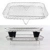 3PCS Fryer Rack Set 304 Stainless Steel Stackable Multi Layer