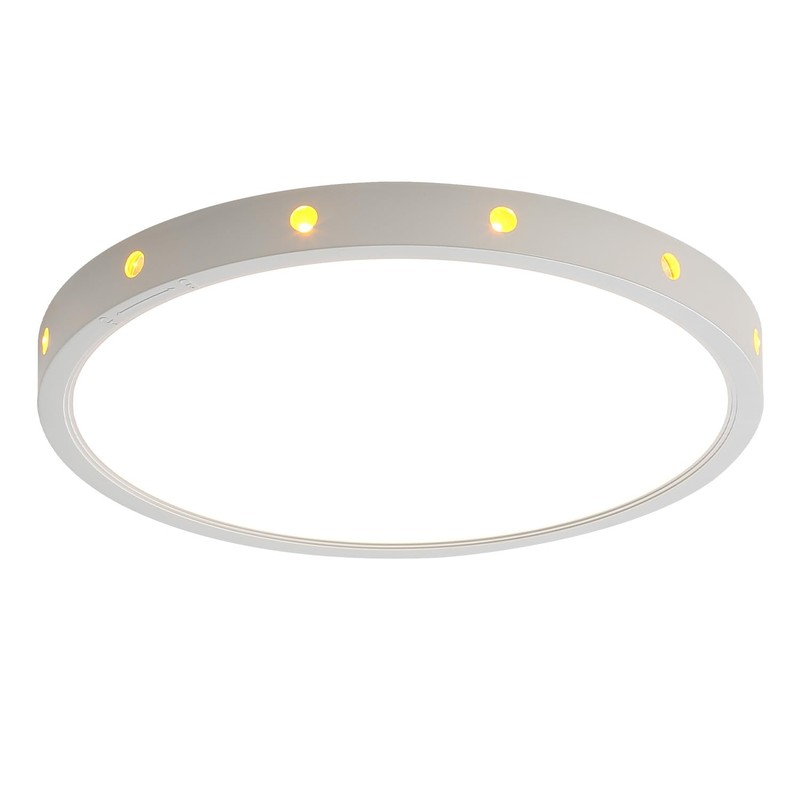 Anmaice 12in 24Watt Flush Mount led Ceiling Light fixtures.Remote Control