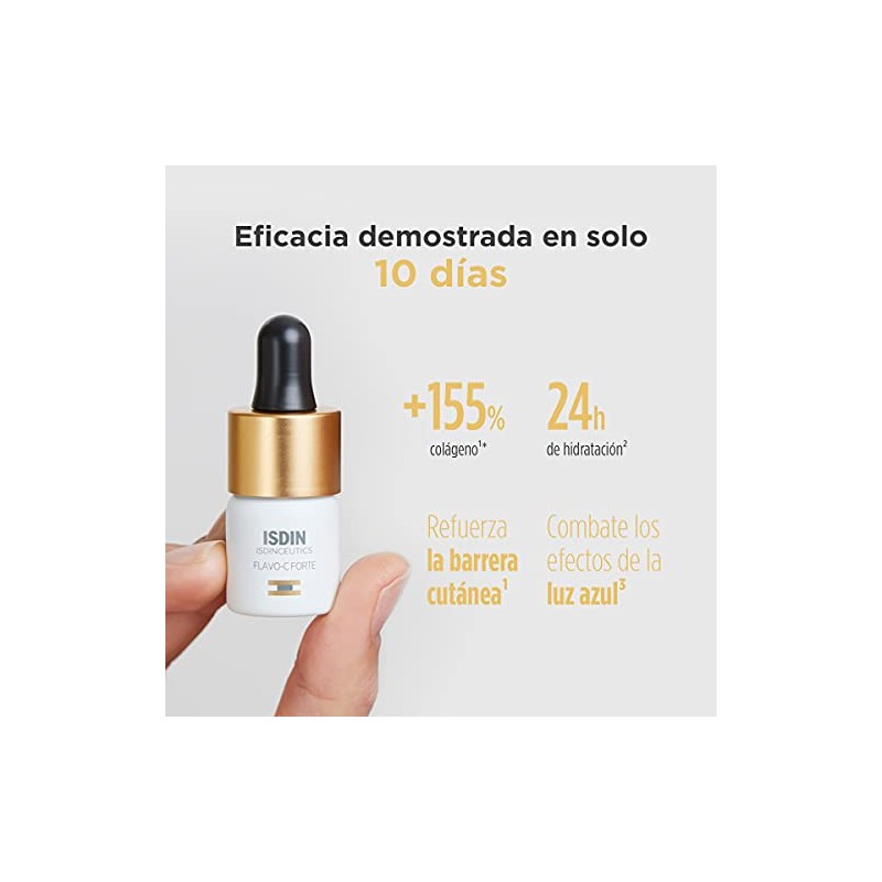 ISDIN 690021507 Isdinceutics Flavo-C Forte, Sérum Facial Antioxidante 5.3ml