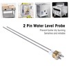 Water Level Electrode Probe 2 Pin PTFE Insulation Brass Stainless