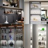 JUSJUBR Display Cabinet Lights, LED Shelf Lighting with Memory Function,