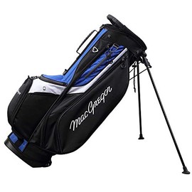 MacGregor Golf Response Stand Bag with 9" 6 Way Divider Top- Black/Blue