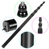 Varilla para selfie de 3 m, fibra de carbono, invisible,