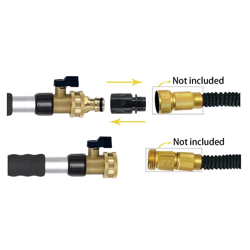 TianfuSpanda Gutter Cleaning Tools, 8FT Adjustable Lenth Gutter Cleaner from