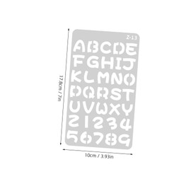 GANAZONO 20sheets Letter Stencils for Painting Wood Reusable Templates for Crafts Airbrush and Home Decor Projects