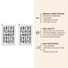 Design Letters Classic Tea Towel (White) - 100% Cotton, Oeko-Tex