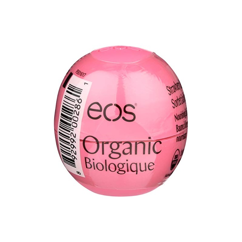 eos Bálsamo Labial Esfera Suave, Sorbete de Fresa, 0.25 Oz