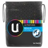 Kotex Buy U By Kotex Regular Wing Ultrathins 14 Pack Online