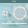 AULEEP Magnetic Curtain TieBacks, 2 Pack Pearl Curtain Tie Backs,
