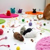 WLSuDHoncc Furry Mice Cat Toy Wind Up Realistic Mouse Toys