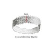 12PCS Elastic Sparkly Headband,Sliver Sequin Headbands For Women,Non-Slip Glitter Sport