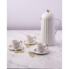 WOLFF 1 Liter White Bird Thermal Coffee Carafe, Plastic Exterior