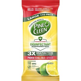 Pine O Cleen Lemon Wipes 110-Pieces