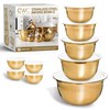 COOK WITH COLOR 18 Piece Mixing Bowls Set with Airtight