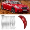 Gear Shift Knob Cover Red Red Carbon Fiber Shifter Lever