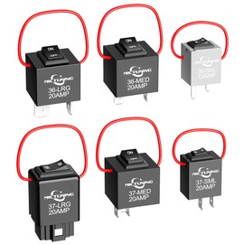 9038A Fuel Pump Relay Bypass Master Switch Kit with Amp Loop, 6PCS Relay Tester Diagnostic Scan Switch Kit