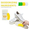 100pcs Shoe Deodorizing Stickers, Natural Shoe Odor Removal Stickers, Deodorizing
