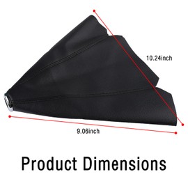 Dustproof Car Shift Knob Cover, Protects Gear Shift Knob & Decorate Car Interior,Universal Gear Shift Cover for Most Manual Transmission Car Truck SUV (Black)