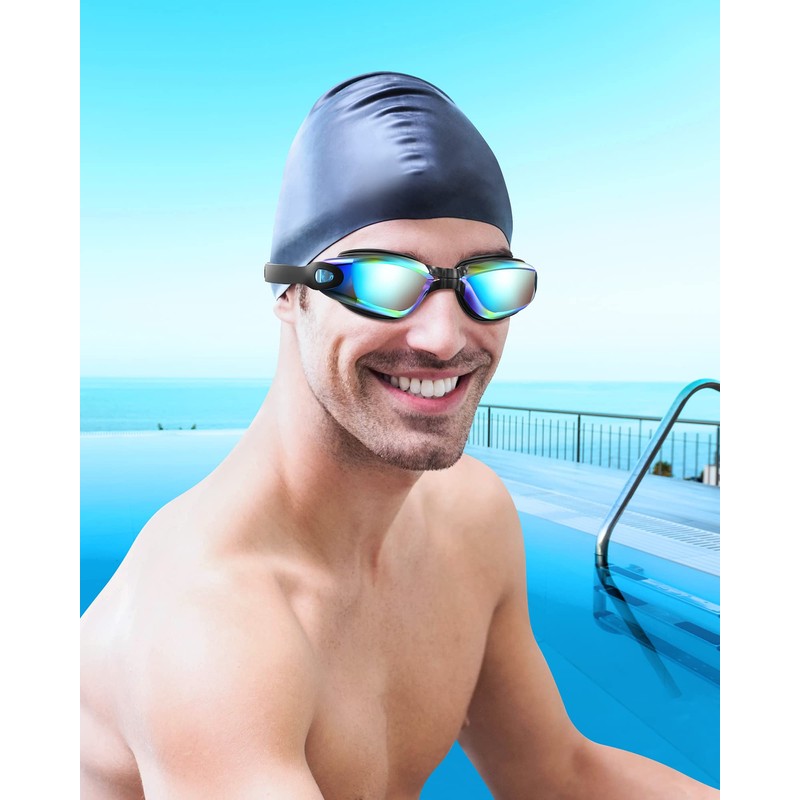 Aegend Swim Goggles, Swimming Goggles No Leaking Full Protection Adult