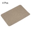 HARFINGTON 4Pcs Linen Fabric Patches 8" x 11" Self-Adhesive Fine