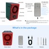 ChunHee Solar Outdoor Motion Sensor Alarm with Dog Barking Gunshot