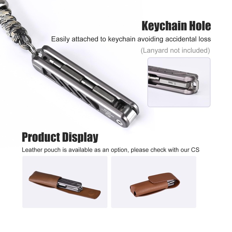 SUNWAYFOTO DW-02+ Folding Tool Set with Hex Key Wrenches Stainless