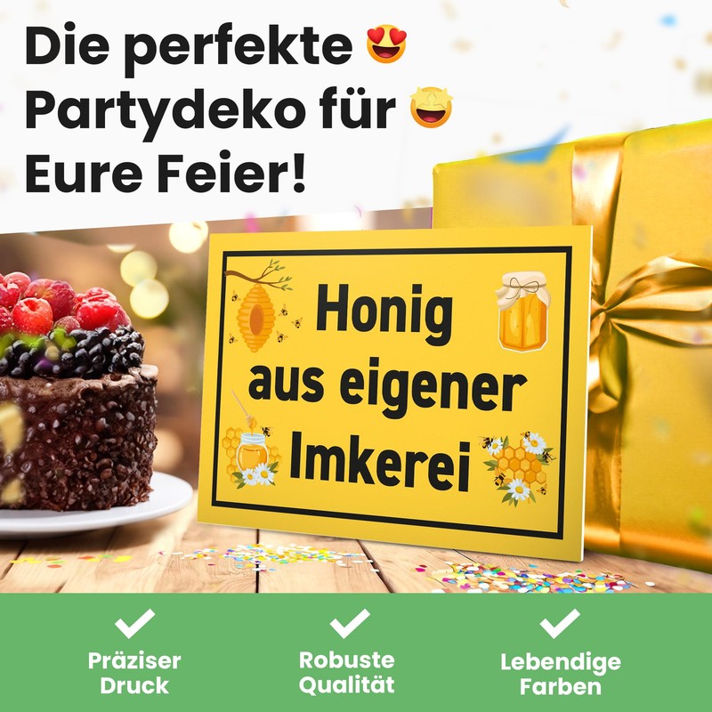 DankeDir! Honig aus eigene Bekerei – 30 x 20 cm