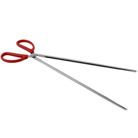 Goeielewe Multi-Function Clip Scissor Tongs Anti-Slip Tool Clip Sea Crab Artifact Crab Tongs, Mud Tongs, Iron Tongs, Garbage Clips, Catching Sea Clips - 14.5 Inches Long (Straight Head)